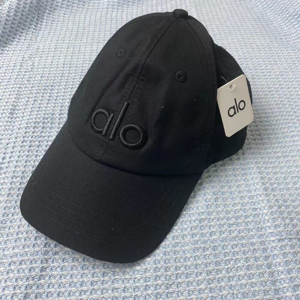 🧢Alo Casual Baseball Cap Black